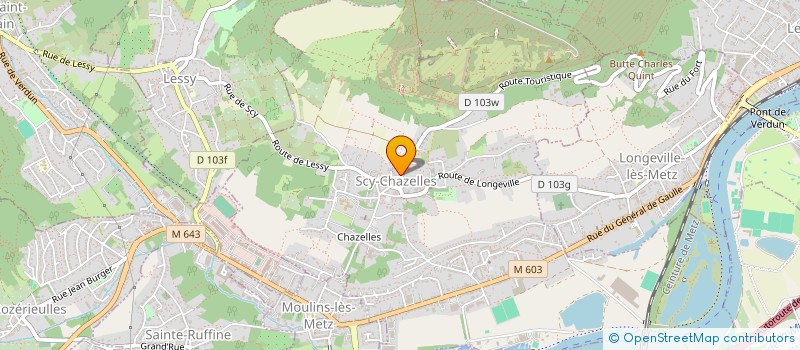 localisation de l'entreprise JMFC INVEST  SCY-CHAZELLES