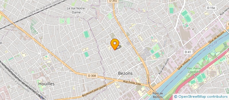 localisation de l'entreprise JMFX HOLDING à BEZONS