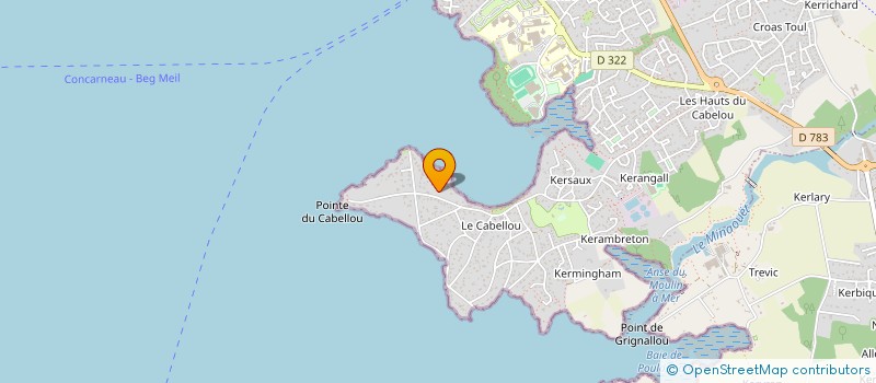 localisation de l'entreprise JMG  CONCARNEAU