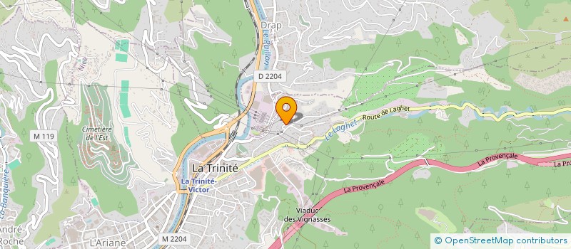 localisation de l'entreprise JMG à LA TRINITE