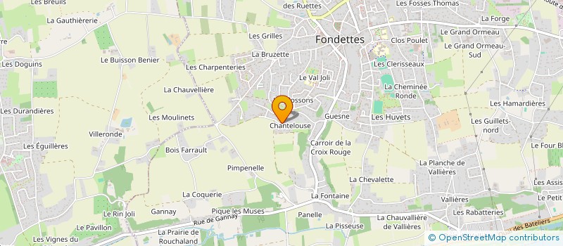 localisation de l'entreprise JMG  FONDETTES