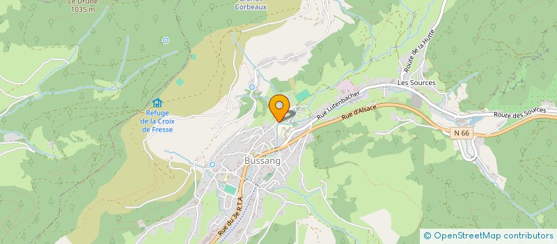 localisation de l'entreprise JMG  BUSSANG