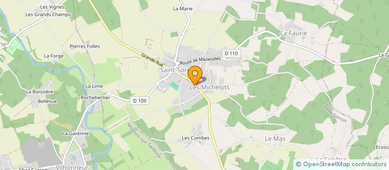 localisation de l'entreprise JMG.BAT à SAINT-SORNIN