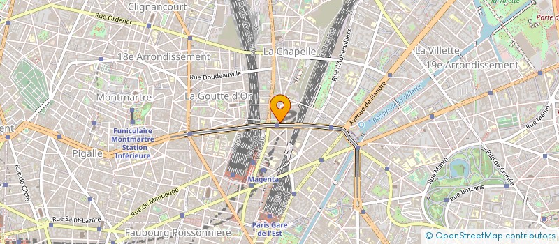 localisation de l'entreprise JMG CARGO EUROPE à PARIS