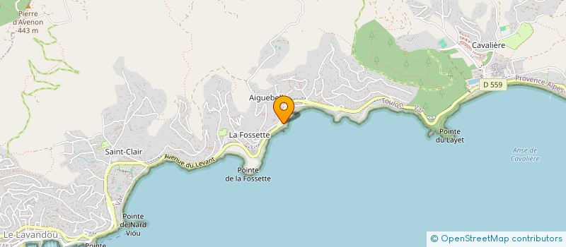 localisation de l'entreprise JMG COM-INVEST à LE LAVANDOU