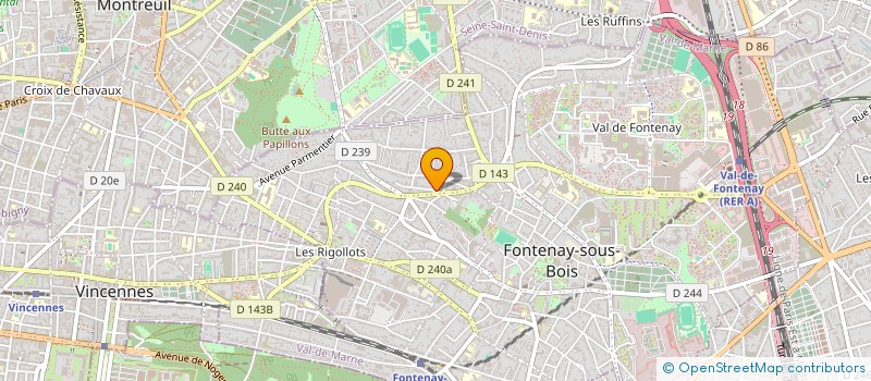 localisation de l'entreprise JMG COMPAGNIE à FONTENAY-SOUS-BOIS