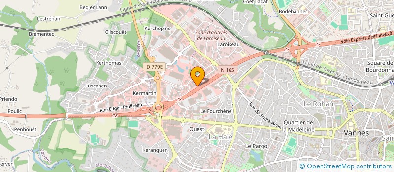 localisation de l'entreprise JMG CONSTRUCTION à VANNES
