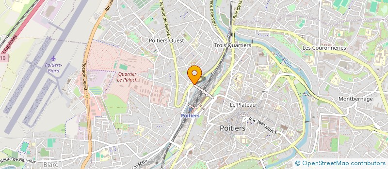 localisation de l'entreprise JMG COURTAGE à POITIERS