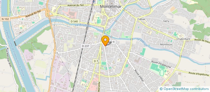 localisation de l'entreprise JMG DEVELOPPEMENT  MONTELIMAR