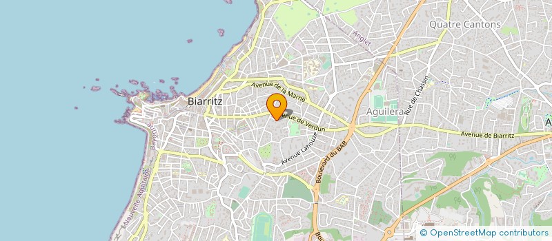 localisation de l'entreprise JMG ELECTRICITE à BIARRITZ