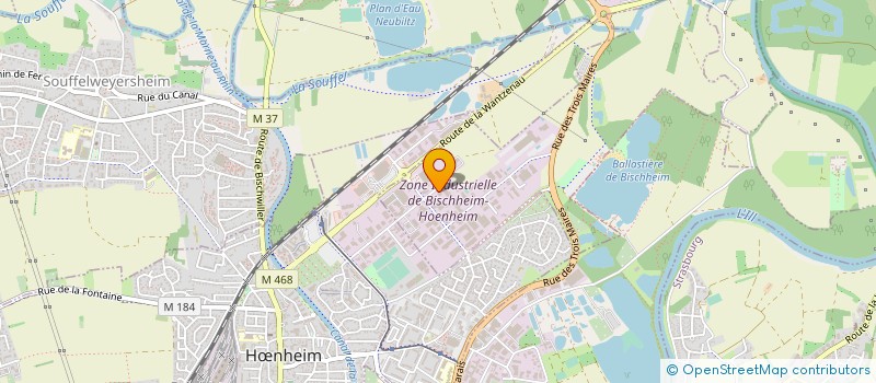 localisation de l'entreprise JMG HOLDING à BISCHHEIM