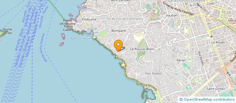 localisation de l'entreprise JMG HOTELS  MARSEILLE