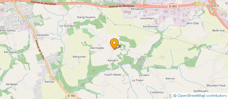 localisation de l'entreprise JMG IMMO à QUIMPER