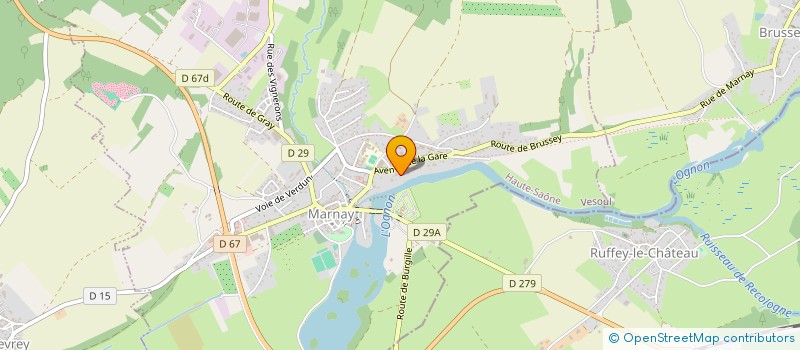 localisation de l'entreprise JMG IMMOBILIER  MARNAY