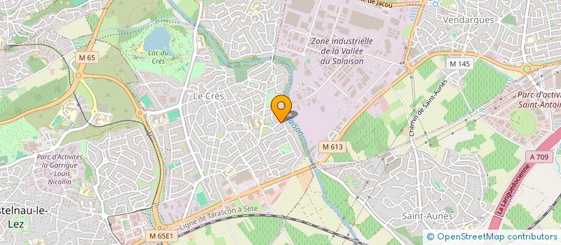 localisation de l'entreprise JMG IMMOBILIER  LE CRES