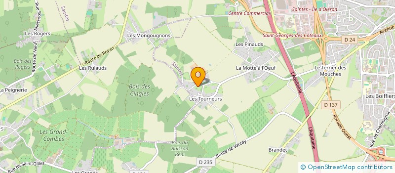 localisation de l'entreprise JMG IMMOBILIER  LES GONDS