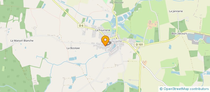 localisation de l'entreprise JMG LE CROISSEL  VAL D'ERDRE-AUXENCE