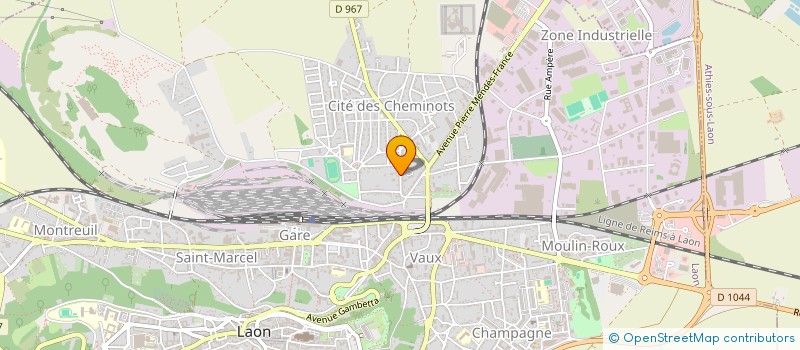 localisation de l'entreprise JMG LOCATION à LAON