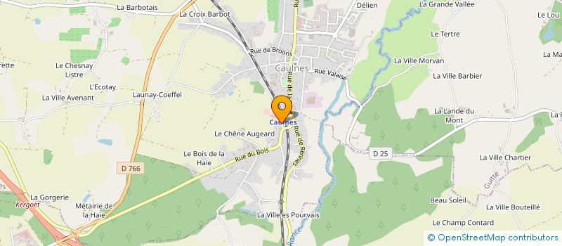 localisation de l'entreprise JMG MENUISERIE à CAULNES
