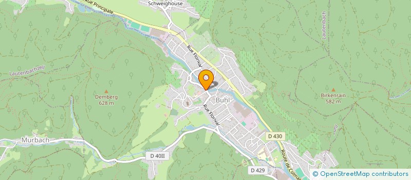localisation de l'entreprise JMG PLATRERIE à BUHL