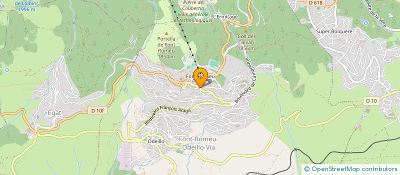 localisation de l'entreprise JMG SPORT à FONT-ROMEU-ODEILLO-VIA