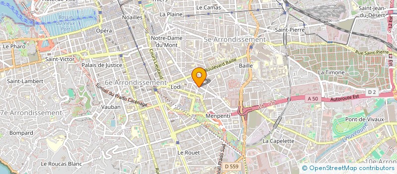localisation de l'entreprise JMG TRADING à MARSEILLE