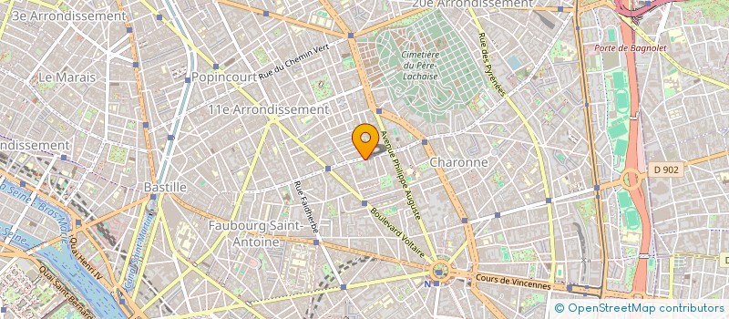 localisation de l'entreprise JMG TRANSPORT à PARIS