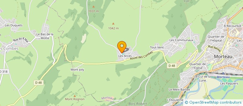 localisation de l'entreprise JMGB  MORTEAU