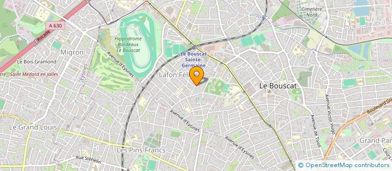 localisation de l'entreprise JMGCONSEIL à LE BOUSCAT