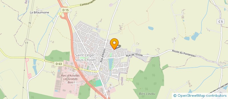 localisation de l'entreprise JMGEL FAMILY  SAINT-LEGER-SOUS-CHOLET