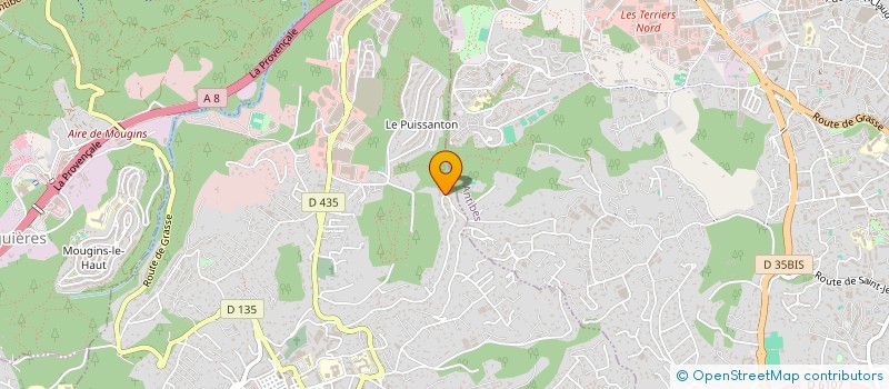 localisation de l'entreprise JMGLOU à VALLAURIS