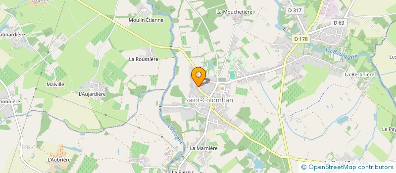 localisation de l'entreprise JMGP  SAINT-COLOMBAN