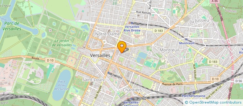 localisation de l'entreprise JMGS à VERSAILLES