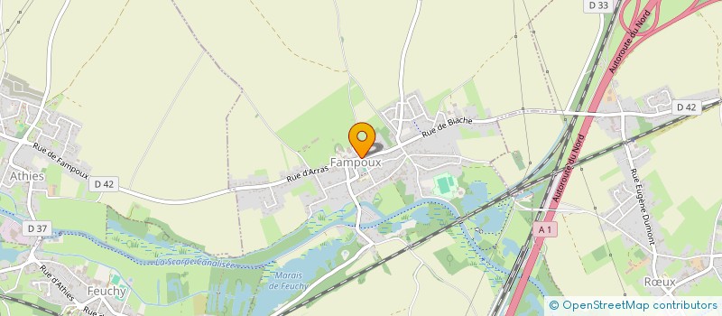 localisation de l'entreprise JMGV  FAMPOUX