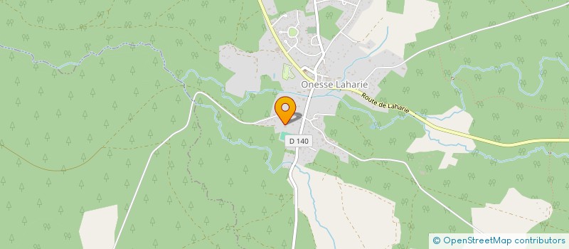 localisation de l'entreprise JMH à ONESSE-LAHARIE