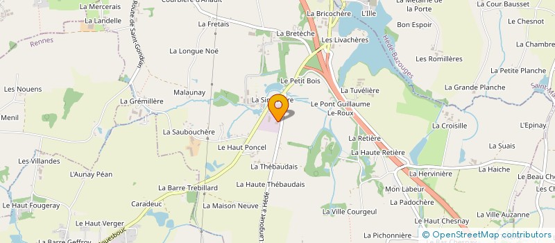 localisation de l'entreprise JMH  SAINT-SYMPHORIEN