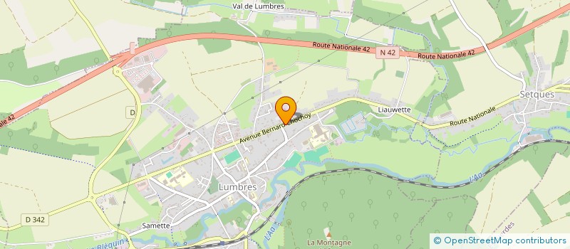 localisation de l'entreprise JMH  LUMBRES