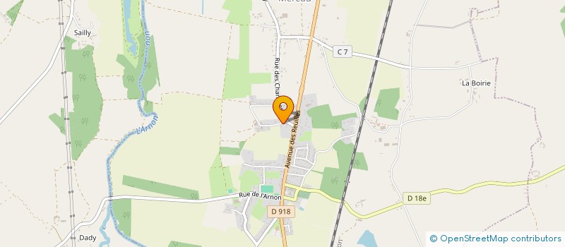 localisation de l'entreprise JMH  MEREAU