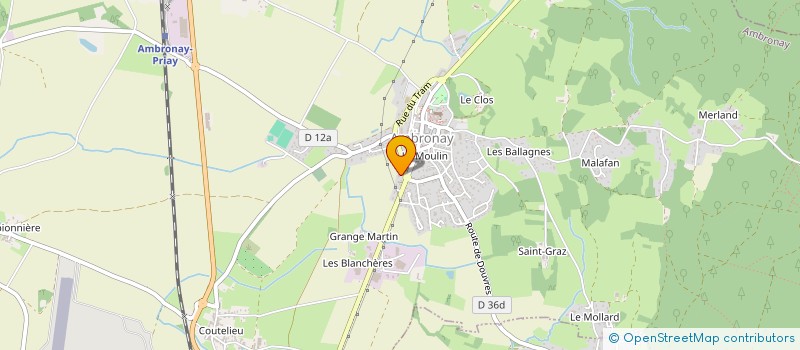 localisation de l'entreprise JMH à AMBRONAY
