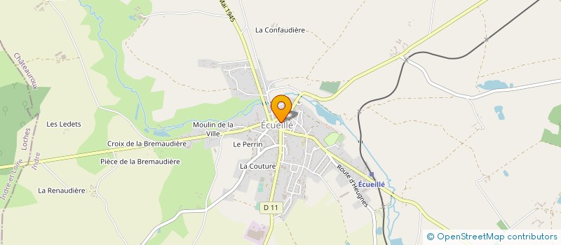 localisation de l'entreprise JMH ART à ECUEILLE