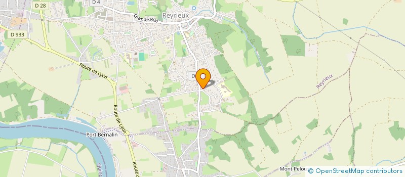 localisation de l'entreprise JMH AUTOMATISME à REYRIEUX