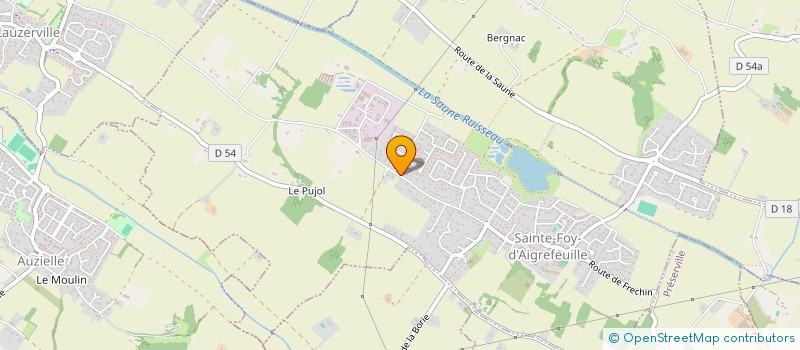 localisation de l'entreprise JMH EXPERT ET CONSEILS  SAINTE-FOY-D'AIGREFEUILLE