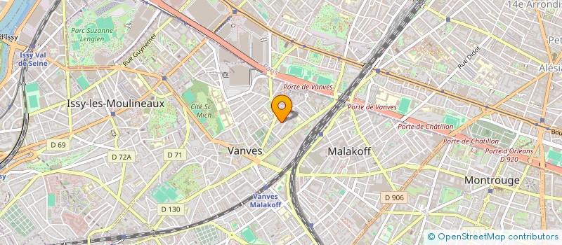 localisation de l'entreprise JMH HOLDING à VANVES