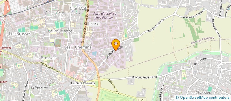 localisation de l'entreprise JMH IRIS FINANCE  DECINES-CHARPIEU