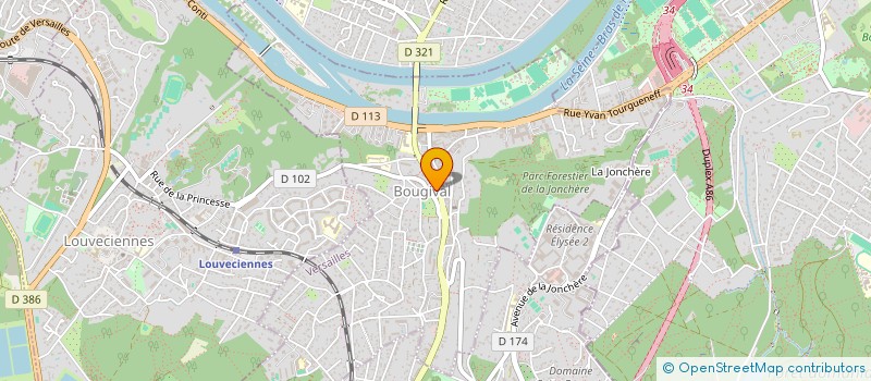 localisation de l'entreprise JMHOLDING  BOUGIVAL