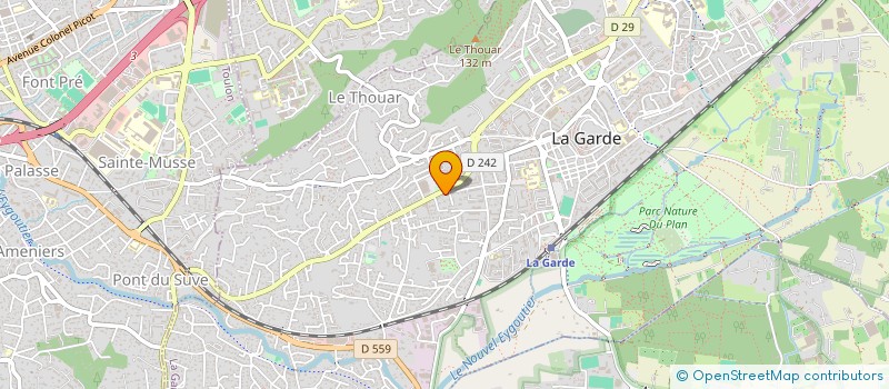 localisation de l'entreprise JMHT à LA GARDE