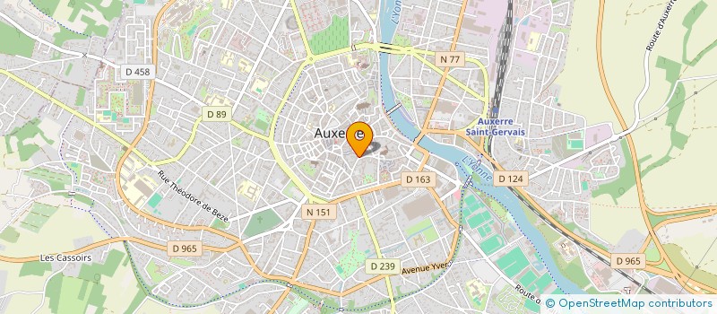 localisation de l'entreprise JMI à AUXERRE