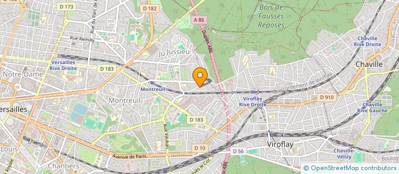 localisation de l'entreprise JMI - EXPERTISE COMPTABLE à VERSAILLES