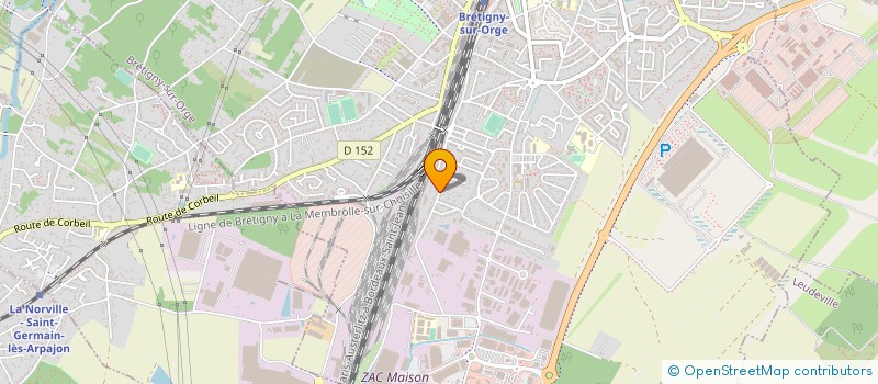 localisation de l'entreprise JMI MENUISERIE à BRETIGNY-SUR-ORGE