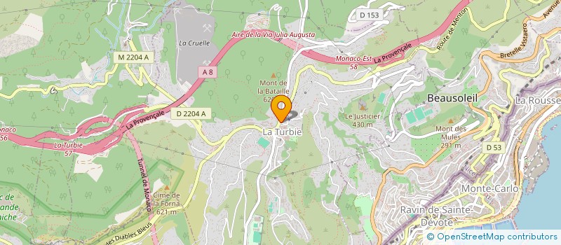 localisation de l'entreprise JMIC à LA TURBIE